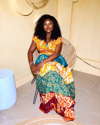 Adire Caribbean Dress