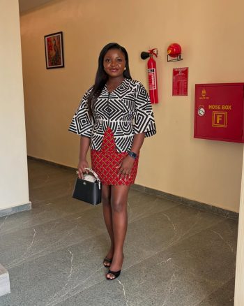 Mide Ankara Skirt Set